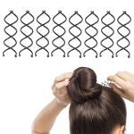 Hawwwy Bobby Pins - 8 Pack - Light Brown - 4 Inches - Beautiful Twist Hair Accessories for Women and Kids - Easy Bobby Pins for Fast and Secure Buns, Messy Styles, and Updos