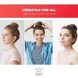 Hawwwy Bobby Pins - 8 Pack - Light Brown - 4 Inches - Beautiful Twist Hair Accessories for Women and Kids - Easy Bobby Pins for Fast and Secure Buns, Messy Styles, and Updos Hawwwy Bobby Pins - 8 Pack - Light Brown - 4 Inches - Beautiful Twist Hair Accessories for Women and Kids - Easy Bobby Pins for Fast and Secure Buns, Messy Styles, and Updos