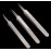 1Set(3PCS) Silver Professional Remove Blackheads Tweezers Set - Stainless Steel Straight/Slanted & Pointed Splinter/Bend Curved Blemish Extractor Tool for Acne Zit Cystic Blemish Whitehead Popping