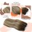 Sunny Hair Micro Bead Hair Extensions Real Human Hair Balayage Brown Microlink Soft Micro Ring Hair Extensions Human Hair Medium Brown with Blonde Beaded Durable 50G 16inch