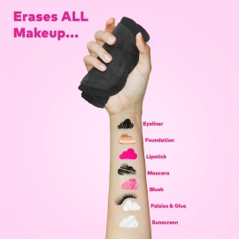 The Original MakeUp Eraser Mini PRO, Erase All Makeup With Just Water, Including Waterproof Mascara, Eyeliner, Foundation, Lipstick, Sunscreen and More! Chic Black, 1ct. The Original MakeUp Eraser Mini PRO, Erase All Makeup With Just Water, Including Waterproof Mascara, Eyeliner, Foundation, Lipstick, Sunscreen and More! Chic Black, 1ct.