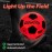 GlowCity Glow in The Dark Soccer Ball | Light Up Indoor/Outdoor Soccer Ball with 2 LED Lights | Pre-Installed Batteries | Fun Gift for Teens