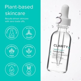 ClarityRx Take It Easy Calming Face Serum, Natural Plant-Based Anti-Redness Treatment for Sensitive Skin & Rosacea (1 fl oz)