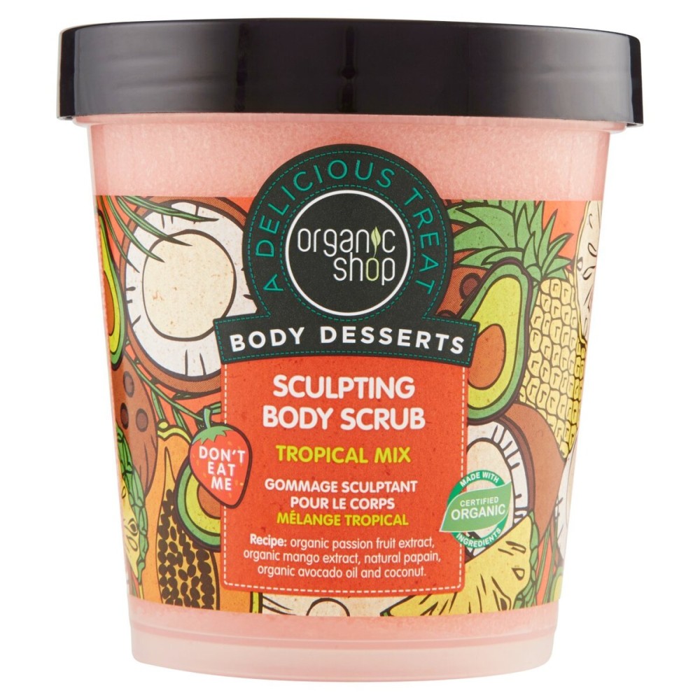 Organic Shop Body Desserts Tropical Mix Sculpting Body Scrub, 450 ml