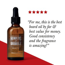 Hawkins & Brimble - Beard Oil for Men, 50ml - Promotes Beard Growth Oil for Grooming, Styling, Softener, Repair and Nourishing - Argan and Olive oil - Beard Care Routine with Shea Butter and Vitamin E Hawkins & Brimble - Beard Oil for Men, 50ml - Promotes Beard Growth Oil for Grooming, Styling, Softener, Repair and Nourishing - Argan and Olive oil - Beard Care Routine with Shea Butter and Vitamin E