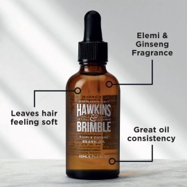 Hawkins & Brimble - Beard Oil for Men, 50ml - Promotes Beard Growth Oil for Grooming, Styling, Softener, Repair and Nourishing - Argan and Olive oil - Beard Care Routine with Shea Butter and Vitamin E Hawkins & Brimble - Beard Oil for Men, 50ml - Promotes Beard Growth Oil for Grooming, Styling, Softener, Repair and Nourishing - Argan and Olive oil - Beard Care Routine with Shea Butter and Vitamin E