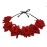 Floral Fall Rose Red Rose Flower Crown Woodland Hair Wreath Festival Headband F-67 (3-Red)