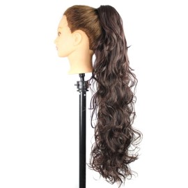 KUKI 31 Ponytail Hair Extension Jaw Long Curly Clip Synthetic Hair Extension Hair Piece Naturel, 1B33 KUKI 31 Ponytail Hair Extension Jaw Long Curly Clip Synthetic Hair Extension Hair Piece Naturel, 1B33