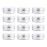 ericotry 12 pcs of 2 Oz/ 60 ML Silver Aluminum Tins Empty Slip Slide Round Containers with Tight Sealed Twist Screwtop Cover for Powder Lip Balm Lotion Make Up Eye Shadow Cream