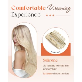 Sunny Hair Clip in Hair Extensions Straight Human Hair Clip in Extensions Remy Clip in Hair Extensions Real Human Hair Extensions Clip ins Strawberry Blonde Mix Light Blonde Roots 14inch Sunny Hair Clip in Hair Extensions Straight Human Hair Clip in Extensions Remy Clip in Hair Extensions Real Human Hair Extensions Clip ins Strawberry Blonde Mix Light Blonde Roots 14inch