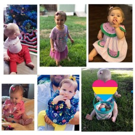 20 Pack Handmade Tiny Hair Clips for Baby Fine Hair 1.75Inch Mini Grosgrain Ribbon Hair Bows Snap Hair Clips Barrettes Hair Accessories For Baby Girls Newborn Infant Toddlers