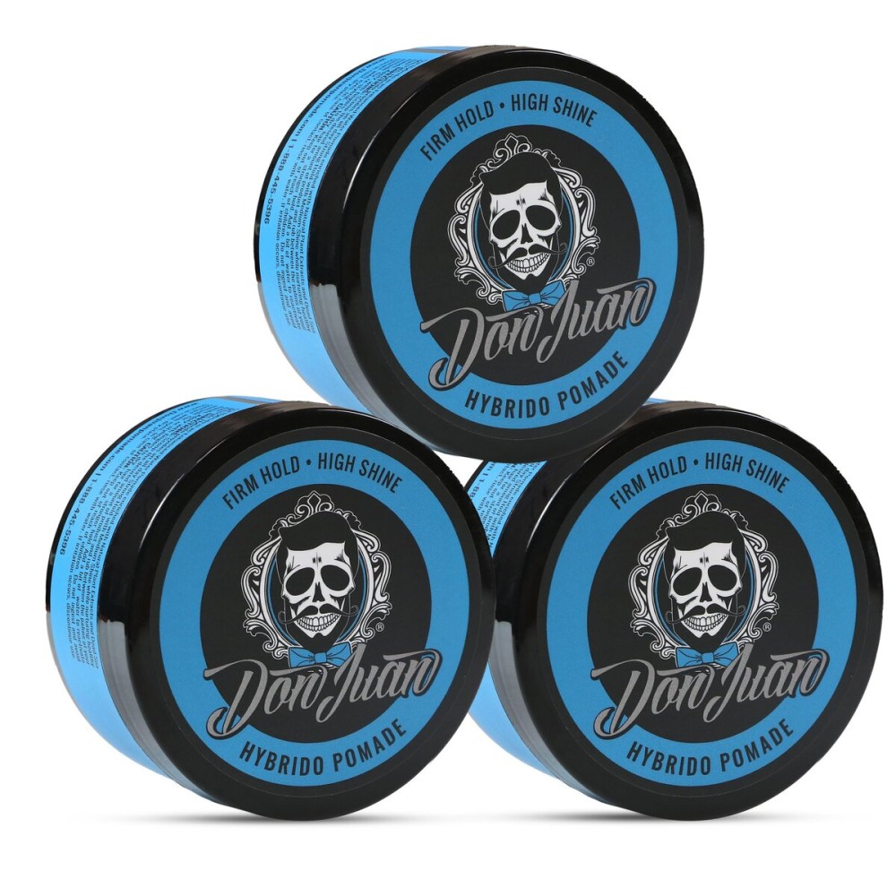 Don Juan Hybrido Pomade 4 Ounce Pack Of 3 | Water Based | Strong Hold | High Shine | Natural Plant Extracts and Ocean Minerals | Summer Sea Breeze Scent Don Juan Hybrido Pomade 4 Ounce Pack Of 3 | Water Based | Strong Hold | High Shine | Natural Plant Extracts and Ocean Minerals | Summer Sea Breeze Scent