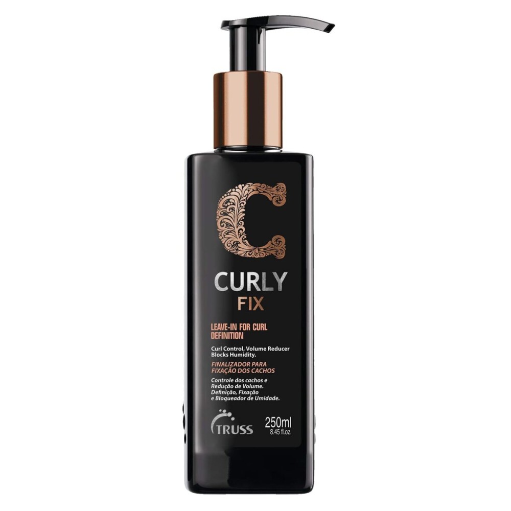 Truss Curly Fix - Leave-in Curl Defining Cream - Medium Hold, Controls Frizz and Reduces Volume for Defined Curls All Day Truss Curly Fix - Leave-in Curl Defining Cream - Medium Hold, Controls Frizz and Reduces Volume for Defined Curls All Day