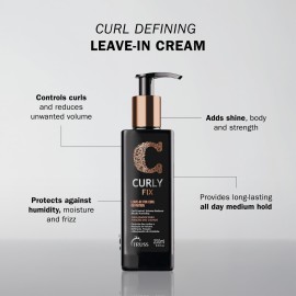 Truss Curly Fix - Leave-in Curl Defining Cream - Medium Hold, Controls Frizz and Reduces Volume for Defined Curls All Day Truss Curly Fix - Leave-in Curl Defining Cream - Medium Hold, Controls Frizz and Reduces Volume for Defined Curls All Day