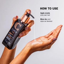 Truss Curly Fix - Leave-in Curl Defining Cream - Medium Hold, Controls Frizz and Reduces Volume for Defined Curls All Day Truss Curly Fix - Leave-in Curl Defining Cream - Medium Hold, Controls Frizz and Reduces Volume for Defined Curls All Day