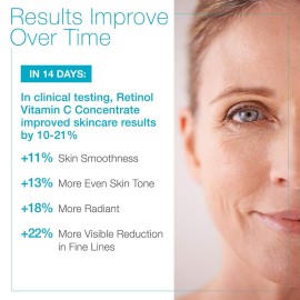 MD Complete Retinol Vitamin C Concentrate Serum | Anti-Aging High Potency Vitamin C Serum | with Retinol, Vitamins C & E, Omega 3-6 & 9, Fruit Seed Extracts 0.5fl oz MD Complete Retinol Vitamin C Concentrate Serum | Anti-Aging High Potency Vitamin C Serum | with Retinol, Vitamins C & E, Omega 3-6 & 9, Fruit Seed Extracts 0.5fl oz