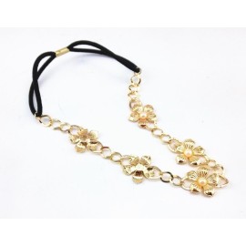 yueton 2pcs Gold and Silver Pearl Flower Elastic Headband Hair Band Women Hair Jewelry Accessories yueton 2pcs Gold and Silver Pearl Flower Elastic Headband Hair Band Women Hair Jewelry Accessories