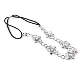 yueton 2pcs Gold and Silver Pearl Flower Elastic Headband Hair Band Women Hair Jewelry Accessories yueton 2pcs Gold and Silver Pearl Flower Elastic Headband Hair Band Women Hair Jewelry Accessories