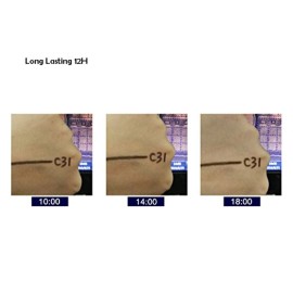 1 pcs Makeup Eyebrow Enhancer 12H Long Lasting Sweat &Waterproof Eyebrow Pencil Pen Dark Brown Eye Brow Pencil 5 Colors to Choose (4 Grey)