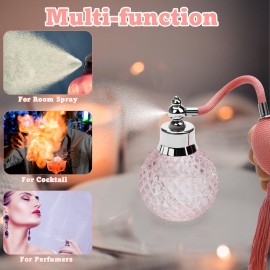Coolrunner Crystal Art Vintage Style Refillable Perfume Atomizer Long Spray Bottle 100ml (Pink) Coolrunner Crystal Art Vintage Style Refillable Perfume Atomizer Long Spray Bottle 100ml (Pink)
