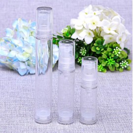 erioctry 5ML Airless Pump Bottle-Empty Refillable Clear Airless Vacuum Pump Cream Lotion Bottle Travel Bottles Toiletries Liquid Container for Cosmetic Make-up Pack of 6 (5ml)