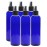 Cornucopia Brands 8oz Cobalt Blue Plastic PET Spray Bottles w/Fine Mist Atomizers (6-pack); for DIY Home Cleaning, Aromatherapy, & Beauty Care
