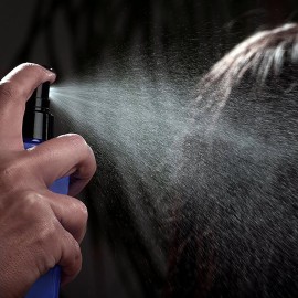 Cornucopia Brands 8oz Cobalt Blue Plastic PET Spray Bottles w/Fine Mist Atomizers (6-pack); for DIY Home Cleaning, Aromatherapy, & Beauty Care