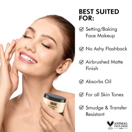 Sacha BUTTERCUP Light Setting Powder. No Ashy Flashback. Blurs Fine Lines and Pores. Loose, Translucent Face Powder to Set Makeup Foundation or Concealer. For Light to Medium Skin Tones, 1.75 oz. Sacha BUTTERCUP Light Setting Powder. No Ashy Flashback. Blurs Fine Lines and Pores. Loose, Translucent Face Powder to Set Makeup Foundation or Concealer. For Light to Medium Skin Tones, 1.75 oz.