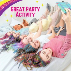 GirlZone Hair Chalks Set, 10-Piece Temporary Hair Chalk For Kids, Easy to Apply and Remove Temporary Hair Color for Kids Dress Up Parties, Role Play, Gift-Ready Vibrant Girls Hair Chalk Set GirlZone Hair Chalks Set, 10-Piece Temporary Hair Chalk For Kids, Easy to Apply and Remove Temporary Hair Color for Kids Dress Up Parties, Role Play, Gift-Ready Vibrant Girls Hair Chalk Set