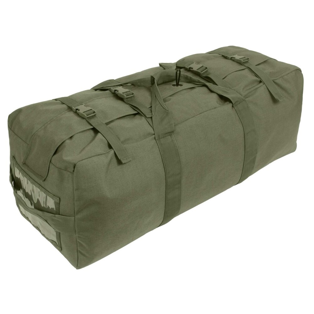 Rothco Enhanced Duffle Bag with Backpack Straps - Great for Travel, Camping, Sports, Gym, and More - 76L Storage Capacity - Olive Drab