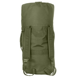 Rothco Enhanced Duffle Bag with Backpack Straps - Great for Travel, Camping, Sports, Gym, and More - 76L Storage Capacity - Olive Drab