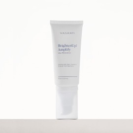 VASANTI Brighten Up New Skin Amplifying Moisturizer - Enriched with Aloe, Vitamin C, and Arbutin from Bearberry Leaves - Hydrates Moisturize Softens Brightens Skin - Full Size (2.03 fl. oz.)