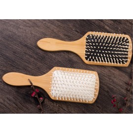 JYHY Keratin Oil Infused Wooden Hair Brush - Massage Paddle Brush for Beauty SPA, Big Size Detangler to Improve Hair Growth, White Wood Pins JYHY Keratin Oil Infused Wooden Hair Brush - Massage Paddle Brush for Beauty SPA, Big Size Detangler to Improve Hair Growth, White Wood Pins