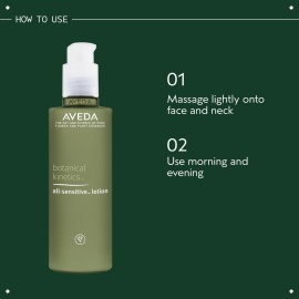 Aveda Botanical Kinetics All-Sensitive Lotion | Daily Moisturizer for Sensitive Skin | Fragrance-Free, 5 Fl Oz