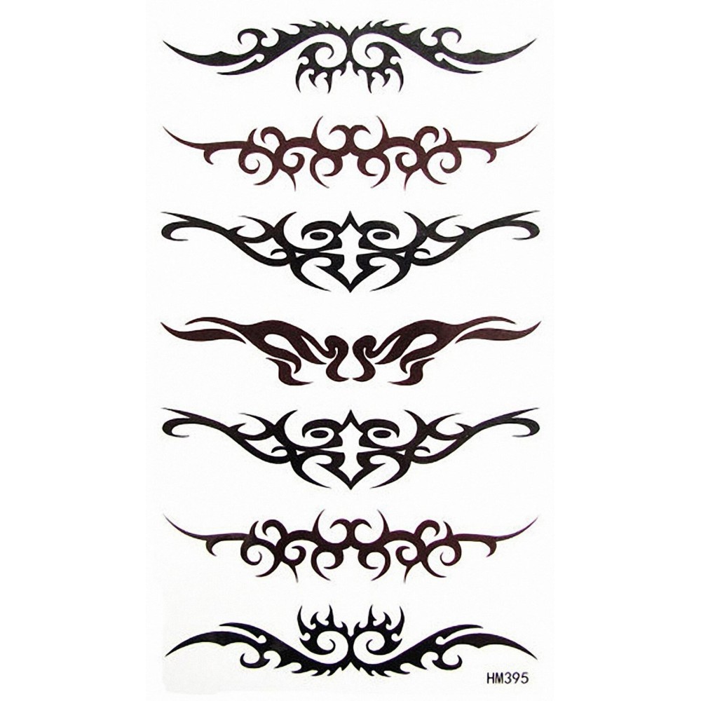 MapofBeauty Tribal Armband Temporary Waterproof Tattoo Sticker(2 pcs/lot) MapofBeauty Tribal Armband Temporary Waterproof Tattoo Sticker(2 pcs/lot)