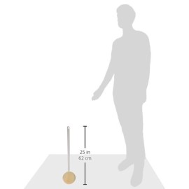 Sammons Preston Long Scrub Sponges, 22.5 Long Handled Washer & Scrubber Tool with Polyfoam Round Sponge & Loofah On One Side, Bath & Shower Cleaning Aid, Extended Reacher for Limited Range of Motion