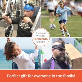 BaniBands 3-Pack Headbands for Women Sports | Perfect for Workout Exercise Yoga Sweat Active Fitness Athletic Gym Running Jogging | No Slip Bands | Made in USA | Royal, Yellow, Orchid