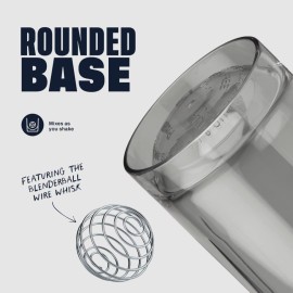 BlenderBottle Shaker Bottle Pro Series Perfect for Protein Shakes and Pre Workout, 32-Ounce, Pebble Grey