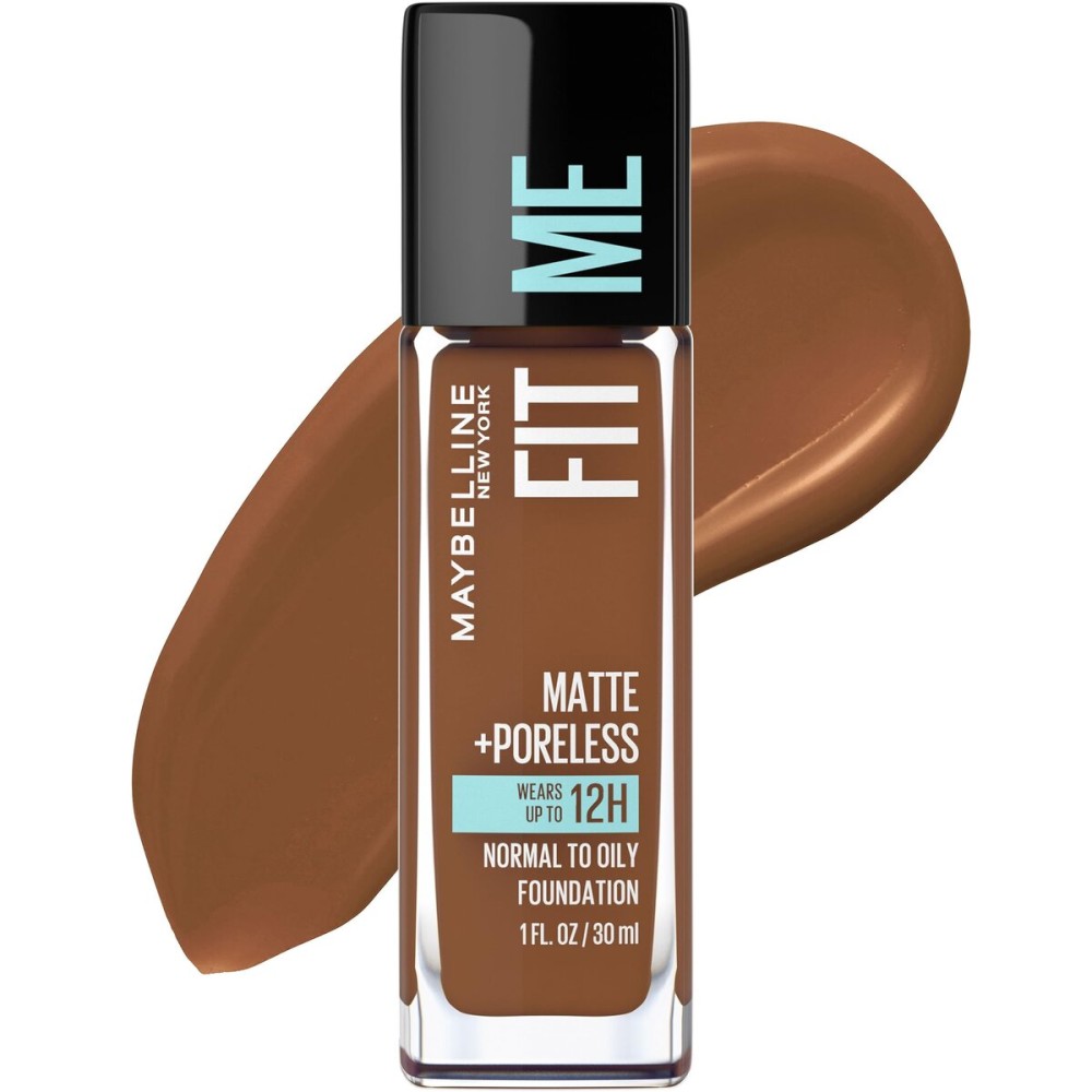 Maybelline Fit Me Matte + Poreless Liquid Oil-Free Foundation Makeup, Deep Golden, 1 Count (Packaging May Vary) Maybelline Fit Me Matte + Poreless Liquid Oil-Free Foundation Makeup, Deep Golden, 1 Count (Packaging May Vary)