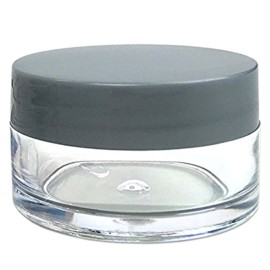 Beauticom 20 gram/20ml Empty Clear Small Round Travel Container Jar Pots with Lids for Make Up Powder, Eyeshadow Pigments, Lotion, Creams, Lip Balm, Lip Gloss, Samples (12 Pieces, Gray) Beauticom 20 gram/20ml Empty Clear Small Round Travel Container Jar Pots with Lids for Make Up Powder, Eyeshadow Pigments, Lotion, Creams, Lip Balm, Lip Gloss, Samples (12 Pieces, Gray)