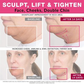 Glam Facial Face Cupping Set - Cupping Therapy Sets Massage Kit with Silicone Cleansing Brush for Instantly Ageless Skin, Works for Fine Lines & Wrinkles, Improves Collagen (Glam - Pink)