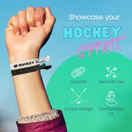 Hockey Hair Ties Set - 5pc No-Crease Elastic Ponytail Holders for Girls, Players, and Fans, Soft Stretchy Accessories for Practice, Game Day, or Team Gifts Hockey Hair Ties Set - 5pc No-Crease Elastic Ponytail Holders for Girls, Players, and Fans, Soft Stretchy Accessories for Practice, Game Day, or Team Gifts