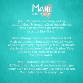 Maui Moisture Nourish & Moisture + Coconut Milk Conditioner, 385ml
