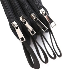 Augbunny 100% Cotton 16oz Heavy Duty Multi-purpose Canvas Zipper Cosmetics Makeup Travel Toiletry Organizing Pouch 4-pack