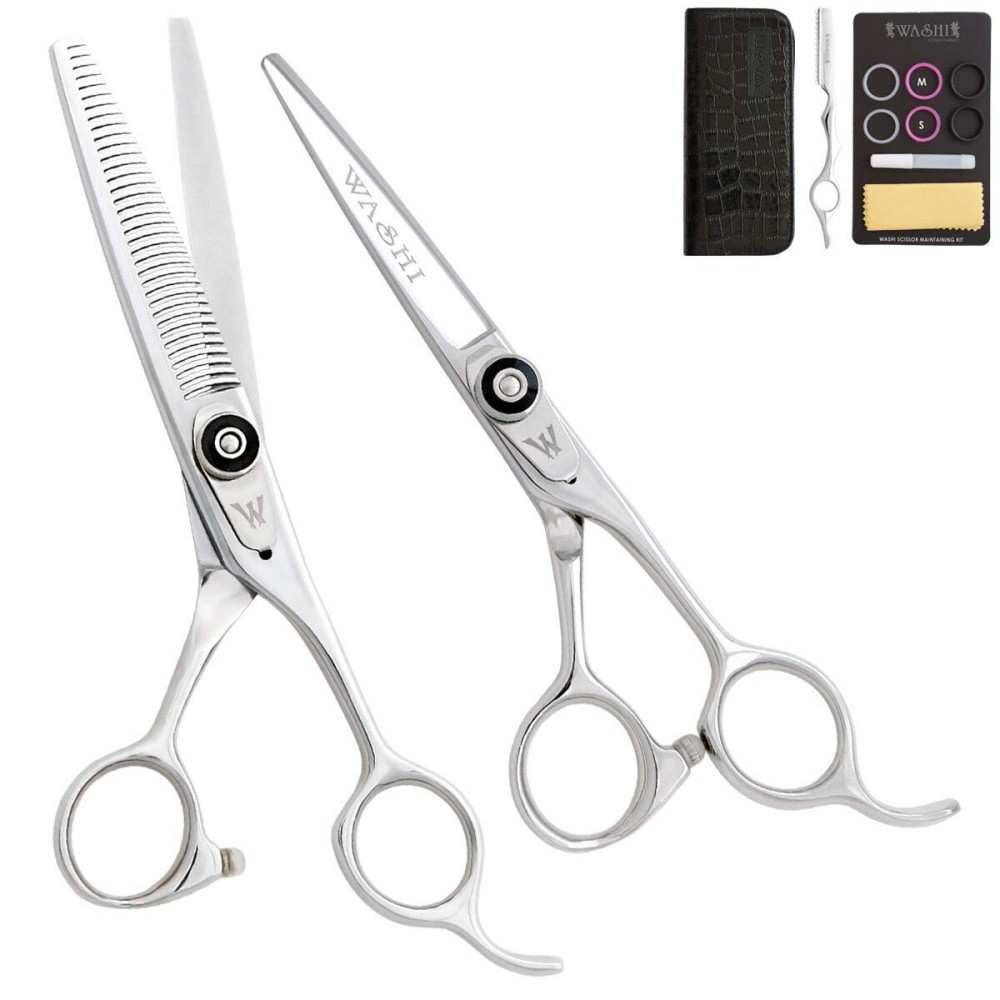 Washi Beauty - Eco 2 Advanced Student Set w 5.5 Shear, 35 Tooth Thinner & Razor