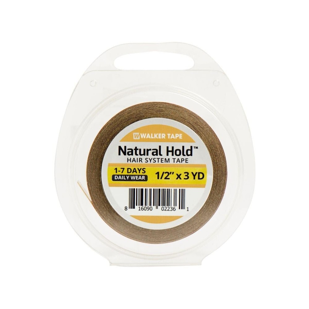 Natural Hold Tape 1/2 X 3 Yard Double Side Adhesive