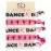 Infinity Collection Dance Hair Ties- 5 Ponytail Holders, No Tug Ouchless Hair Elastics for Girls Dance Recitals