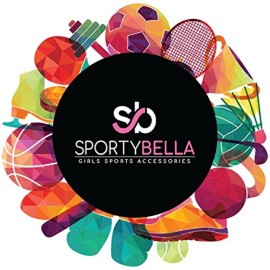 SportyBella Soccer Hair Ties- Girls Soccer Hair Accessories. No Crease Elastic Hair Ties. Soccer Gifts for Soccer Players. Elastic Hair Ties, 5pcs.