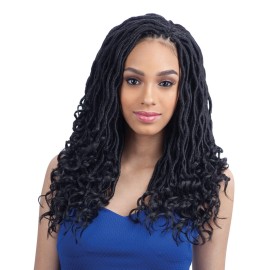 GODDESS LOC 14 (4 Medium Brown) - FreeTress Synthetic Crochet Braid