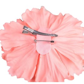 Hair Flower Clips Brooch Boutique Hair Accessories Bohemia Hairpins for Women Girls (Pink) 1 Count (Pack of 1)